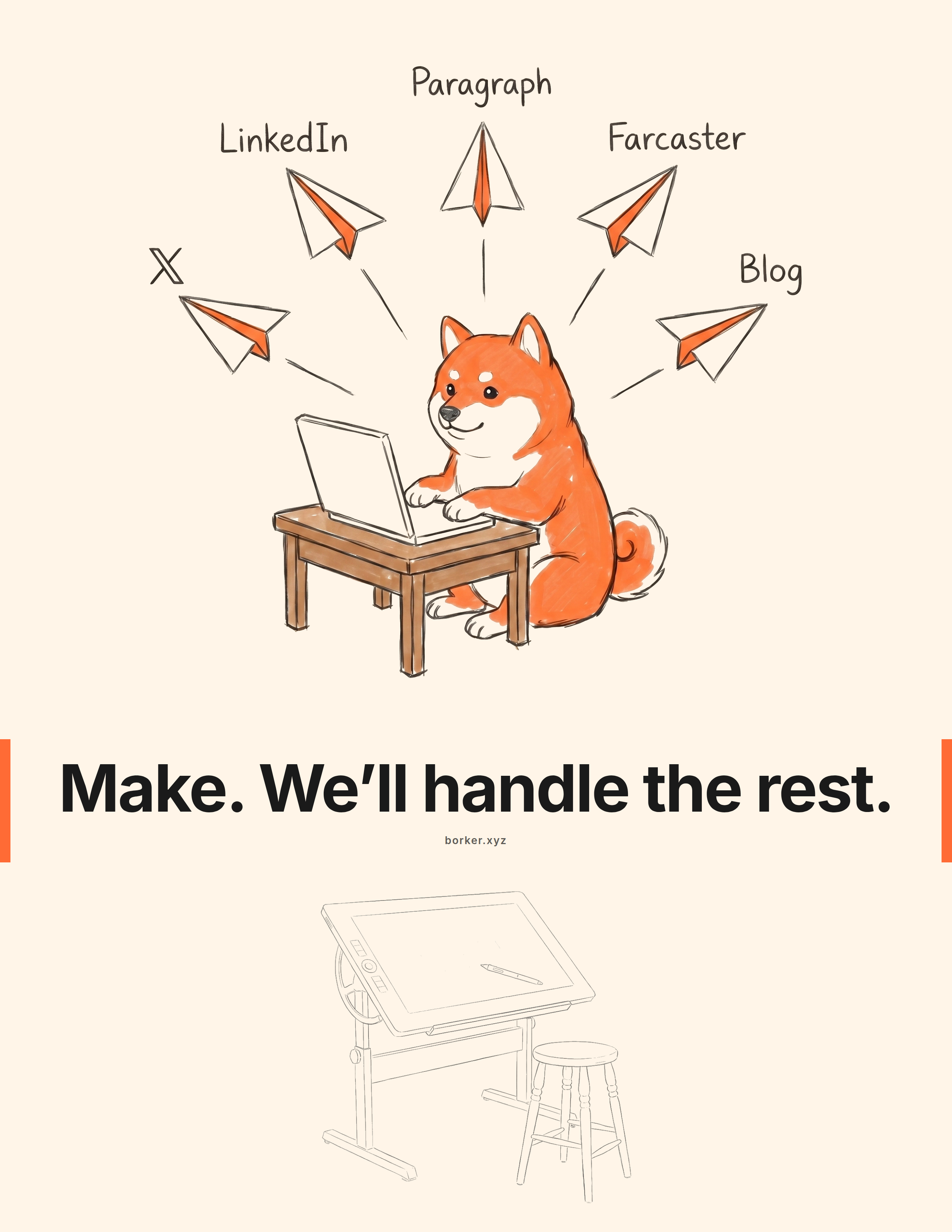 Borker magazine ad: designer variant