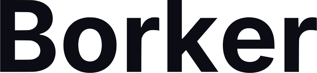 Borker wordmark in black